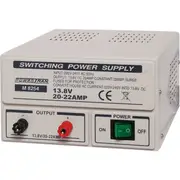 POWERTRAN M8254 Fixed 13.8V 20A Benchtop Regulated Power Supply