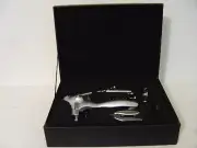 PROFESSIONAL 5 PIECE STAINLESS STEEL CORKSCREW SET WITH STORAGE CASE