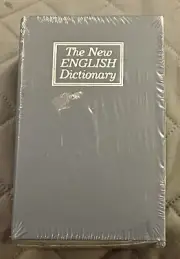 The New English Dictionary Book Safe w/ Combo Lock - “book stack”FREE SHIPN