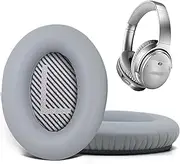 Replacement Earpads Cushions for Bose QuietComfort 35/Quiet Comfort 35 II (QC 35/QC35 ii), Headphone Ear Covers, High Density Memory Cotton, Soft Leather, Adaptive Noise Isolation Headphones Pads.