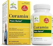 Terry Naturally Curamin - 60 Vegan Capsules - Non-Addictive Pain Relief Supplement with Curcumin from Turmeric, Boswellia & DLPA - Non-GMO, Gluten-Free - 20 Servings