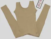 Bal Togs Unitard Bodysuit Jumpsuit Camisole Pinch Front Nude New Youth Girl 4 5