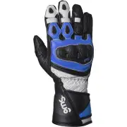 GR-1 SF Black White Blue Perforated Gloves