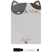 Legami Something to Remember Magnetic Whiteboard Kitty