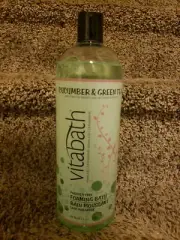 Vitabath Foaming Bath CUCUMBER AND GREEN TEA JUMBO SIZE 38 fl oz. New! RARE!!!!