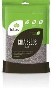 Lotus Chia Seeds Black G/F 500g