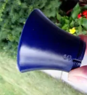 Stromberg Carlson candlestick telephone Cobalt blue mouthpiece