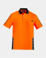 Syzmik Hi Vis Komodo Short Sleeve Polo