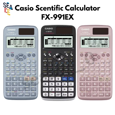 New Casio Scentific Calculator (FX-991EX) Black, Blue, Pink Color-Hot