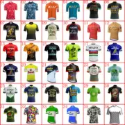 Retro Mens Cycling Jersey Short Sleeve Bike Shirt Summer Breathable Bicycle Tops
