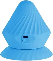 Vibrating Massage Ball, Electric Muscle Massager, Rechargeable Home Gym Workout Device with Suction Cup for Waist Back Legs