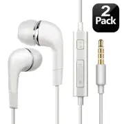 Noise Isolating In-Ear Headphones Wired Earbuds for iPhone/Samsung, 3.5mm Port