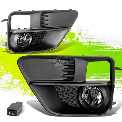 Factory Style Fog Light Lamps w/Switch for Subaru WRX/STI 15-17 Chrome Lens Pair (for: Subaru)