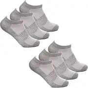 [SOCKSVILLE] 6/12 Pairs Ladies Trainer Socks | Low Cut Ankle Socks with Ventilation Mesh | Indoor/Outdoor Sports, Athletic Wear, Workout & Everyday Casual | Soft, Durable & Quick Drying Trainer Socks Womens 4-7
