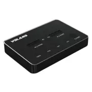 Volans Aluminum 2-Bay USB-C M.2 NVMe PCI-E SSD Docking Station with Clone (VL-UC
