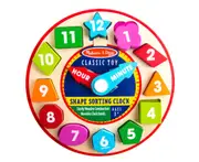 Melissa & Doug Shape Sorting Clock