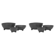 6pc Ecology Ottawa Stoneware Nesting Bowls Tableware Stone