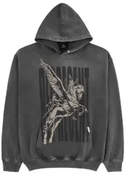 Represent Spirits Mascot Hooded Cotton Sweatshirt - Black - XL XL