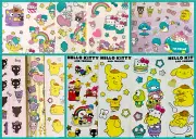 SANRIO HELLO KITTY Tuxedo Sam Pompompurin Chococat | 100+ Sticker Collection