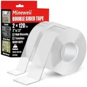 Double Sided Nano Tape Heavy Duty Multipurpose Size - 1.2" & 2" × 240" in Tot...