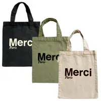 在飛比找蝦皮商城優惠-MERCI Merci Paris Tote Bag 棉質迷