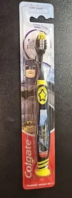 Colgate Toothbrush Extra Soft Batman for kids (Tongue Clean & FUN Suction Cup)