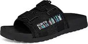 [Gaatpot] Unisex Slippers Summer Mules Non-Slip Slide Sandal with Adjustable Velcro Fastening, Size 37-46