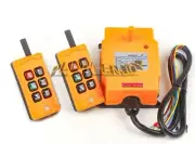2 Tansmitters 6 Channels Industrial Wireless Crane Switch Hoist Remote Control