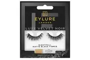 Eylure London Luxe Velvet Noir Eyelashes Nightfall Matte Black Fibres
