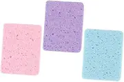 ULDIGI 3pcs Paint Brush Cleaner Sponge Ultra Absorbent Wash Pads for Oil Watercolor Painting Compact Box for and Brush Care