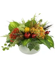 Creative Displays Pomegranate And Hydrangea Multicolor Arrangement