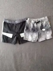 Wonder Nation 2-Pack Shorts Boys Black Active Shorts L 10-12