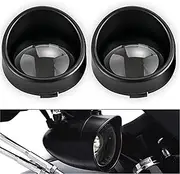 2 Pcs Motorcycle Turn Signal Bezels Lens Cover Visor Style Indicators Light Lens Cover Motorcycle Accessories, for Harley, for Davidson, softail Sportster Fat Boy Motorbike Signal Lamp Shell