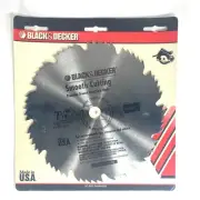 Black & Decker 7-1/4" Smooth Cut Plywood Circular Saw Blade Extra Smooth Cut USA