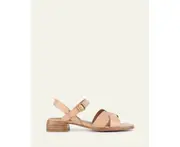 Jo Mercer Women's Tempo Flat Sandals Natural Leather