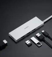 Xiaomi 5IN1 Docking Station USB Hub Type C HDMI 4K Laptop Adapter