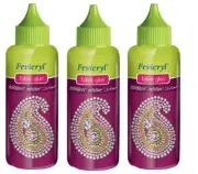 Fabric glue Pidilite fevicryl (set of 3) 80ml Each-Design Clothes with Ornaments