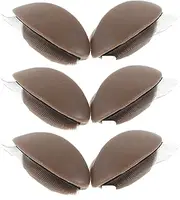 Eyelash Practice Eyelids for Mannequin Head, 6pcs Removable Realistic Eyelash Extension Eyelids with Eyelashes Rubber Replacement Eyelids for Eyelash Training