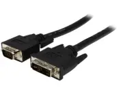 StarTech 10' DVI To VGA Male/Male Display Monitor Cable 10' Black DVIVGAMM10