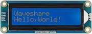 TUOUONE 1602 LCD RGB Module Compatible with Raspberry Pi/Pi Pico 16x2 Characters LCD RGB Backlight 3.3V/5V Compatible I2C Bus Communication