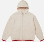 Supreme ® / GOODENOUGH Zip Up Hooded Sweater - Stone - Size: Large - IN HAND