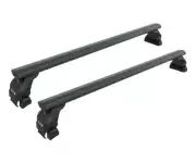 For Ford Edge 2015-Up Roof Rack Cross Bars Metal Bracket Normal Roof Alu Black