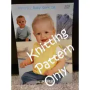 New Sirdar 3125 Snuggly Baby Care DK Slipover Sweater Cardigan Knitting Pattern
