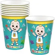 Amscan Cocomelon Paper Cups, 266 ml (Pack of 8)