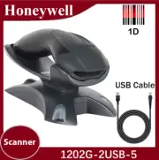 Honeywell 1202G-2USB-5 Wireless Bluetooth Single-Line Laser Barcode Scanner