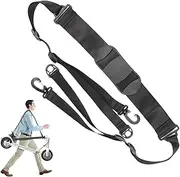 2pcs Kick Scoote Straps, Adjustable Carrying Straps, Shoulder Pad Strap, Secure Chair Carry Strap Quick Release Fits Yoga Mat Electric Nylon Carry Scooter Adjustable Scooter Carrier Nylon for Straps
