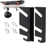 Skateboard Hanger, Slim Storage Solution, Decorative Wall Shelf, Modern Skateboard Holder, Two Layers Deck, for Storage, Display Skateboard Accessories, Stylish Rack