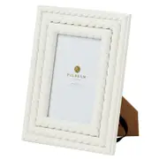 Pilbeam Living Wood 23cm Trentham 4x6'' Standing Photo Frame Picture Holder WHT