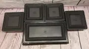 Tupperware Get Together Preludio Buffet Set Tray Server 11 Pcs Black/Smoke - NEW