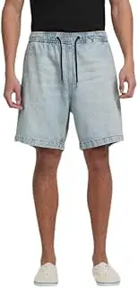 [GUESS] GJ Jogger Denim Short Men's Denim Shorts, GAL1, 32